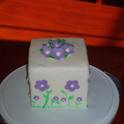Purple Flower Cake