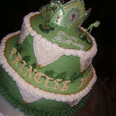 Princess And Frog Cake