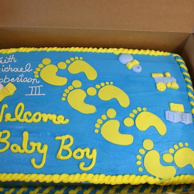 Welcome Baby Boy. Baby Shower