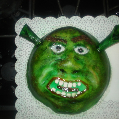 Shrek Birthday Cake