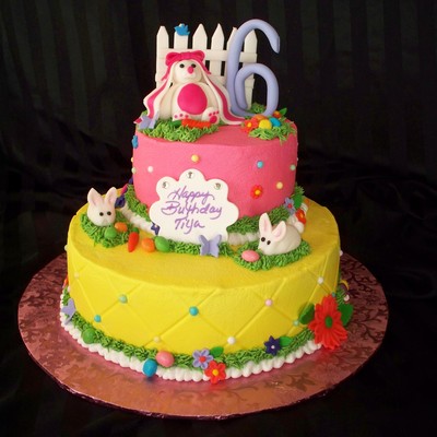 Tiya Easter Birthday Cake