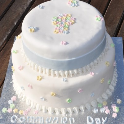 Pastel Flowers And Cross