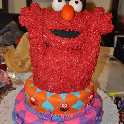 Elmo Cake For Aolani