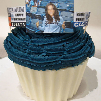 Giant Cupcake With Candy Shell