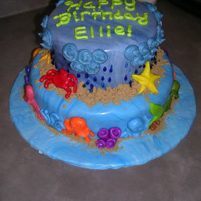 Rain Clouds And Jelly Fish