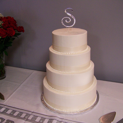 Plain Wedding Cake