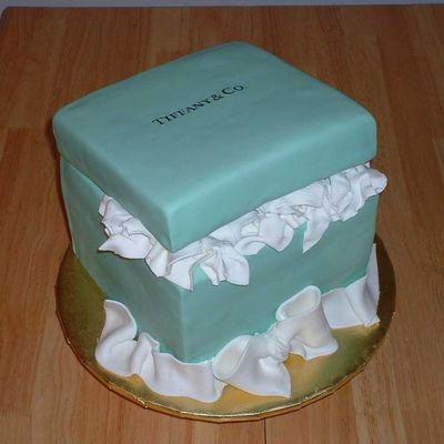 Tiffany Box Cake