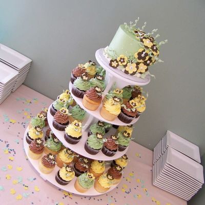 Baby Shower Cupcake Tiers
