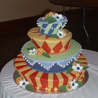 Mad Hatter Topsy Turvy Cake
