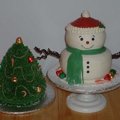 Tree And Snowman