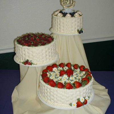 50Th Anniversary Cake