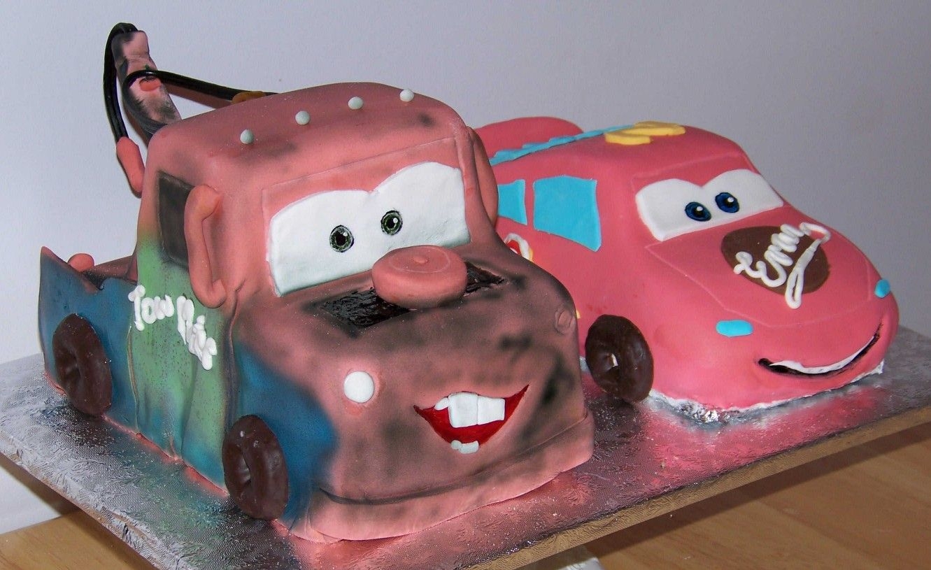 Lightning Mcqueen And Tow Mater From Cars