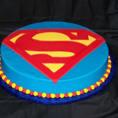 Superman Groom's Cake