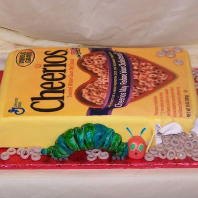 Cheerios And Hungry Caterpillar Grooms Cake