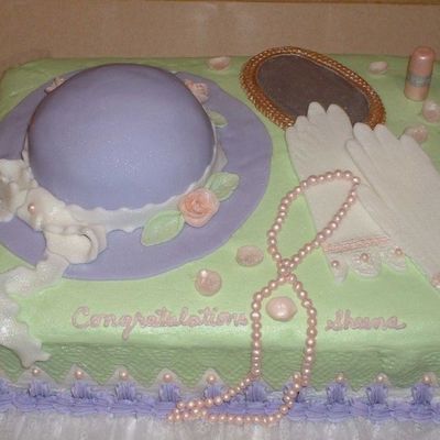 Victorian Shower Cake