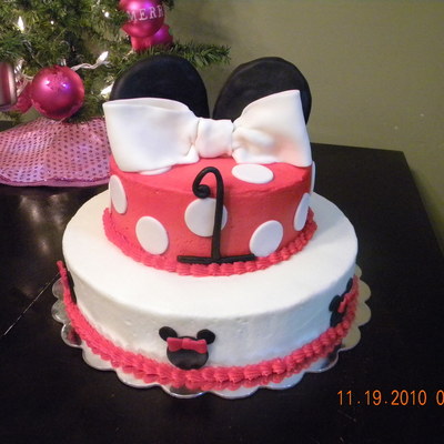 Minnie Mouse Buttercream
