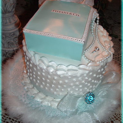 Tiffany Bridal Shower Cake