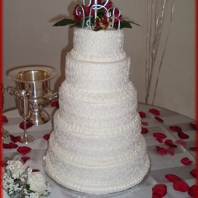 Red Velvet Wedding Cake