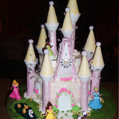 Princess Castle Cake