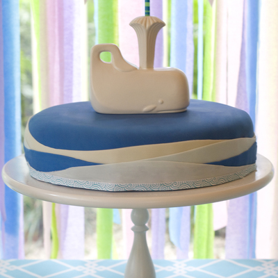 Wavy Whale Cake