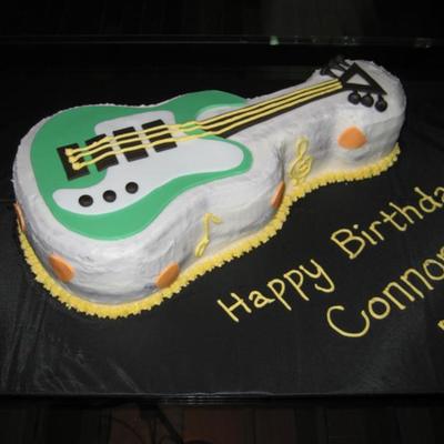 Guitar Birthday Cake