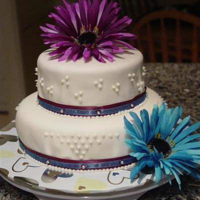 Gerbera Daisy Birthday Cake