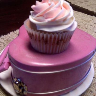 Rosewater And White Chocolate Cupcakes