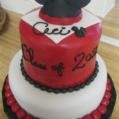 Mickey Mouse Graduation Cake