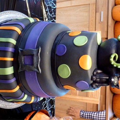 Halloween Witch Themed Cake