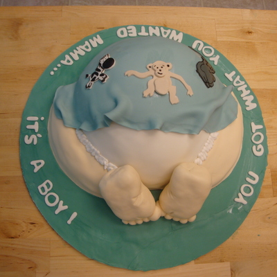Baby Bum/feet Cake