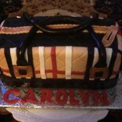 Burberry Purse Cake