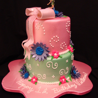Fairy Themed Birthday Cake