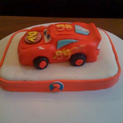 Lightning Mcqueen Birthday Cake