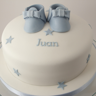 Boys Christening Cake