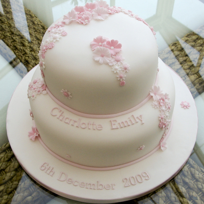 Tiered Christening Cake