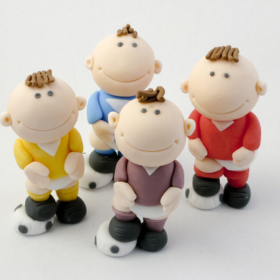 Hand Modelled Football (Soccer) Players