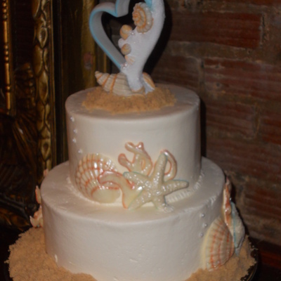 Seashell Wedding Cake