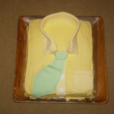 Button Down Shirt Cake