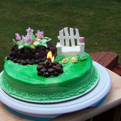 Relaxing By The Garden