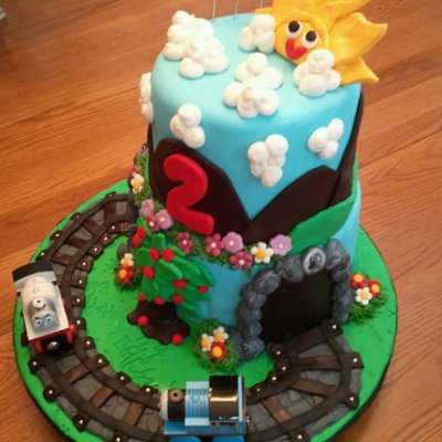 Thomas The Train Birthday Cake