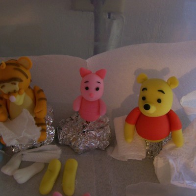 Baby Winnie The Pooh Gang +Snoopy And Woodstock