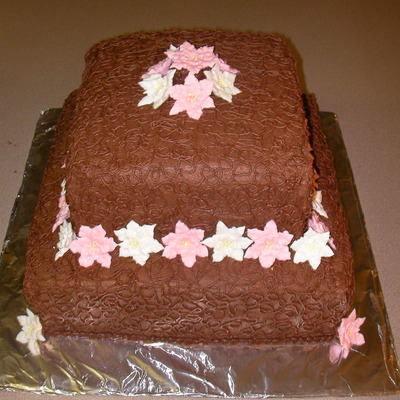 Choc. Poinsetta Cake