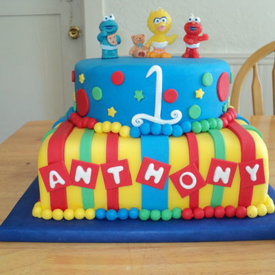 Baby Sesame Street Cake