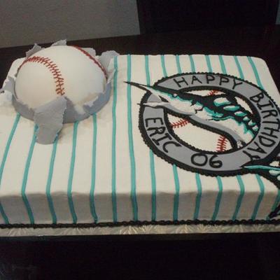 Florida Marlins Cake