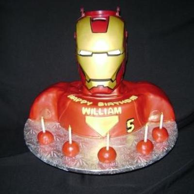 3D Iron Man Cake