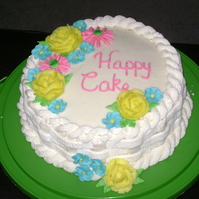 Basket Weave And Flowers