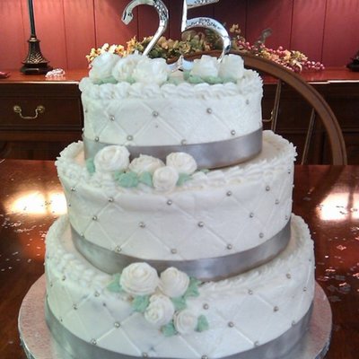 25Th Anniversary Cake