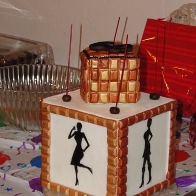 A Model's Sassy 60Th Birthday Cake!