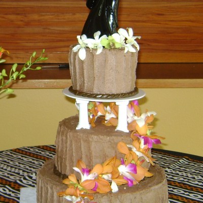 Chocolate Rope Wedding Cake
