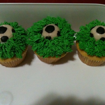 Soccer Cupcakes